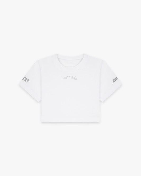 Avancus Women's Competition Crop Top - White