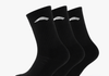 Crew Socks 3 Pack - Black