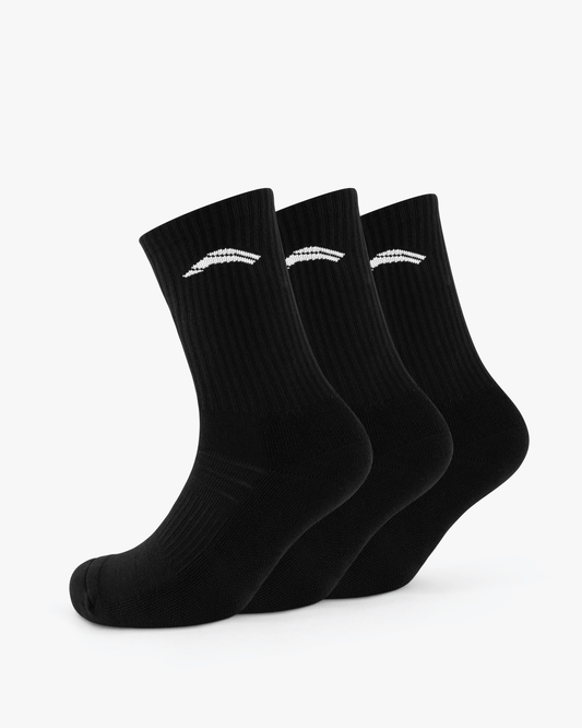 Crew Socks 3 Pack - Black
