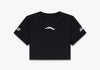 Avancus crop top tshirt black 