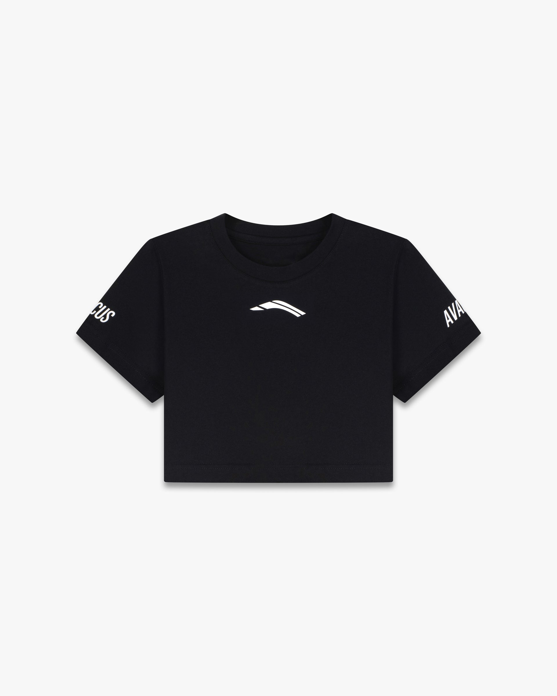 Avancus crop top tshirt black 