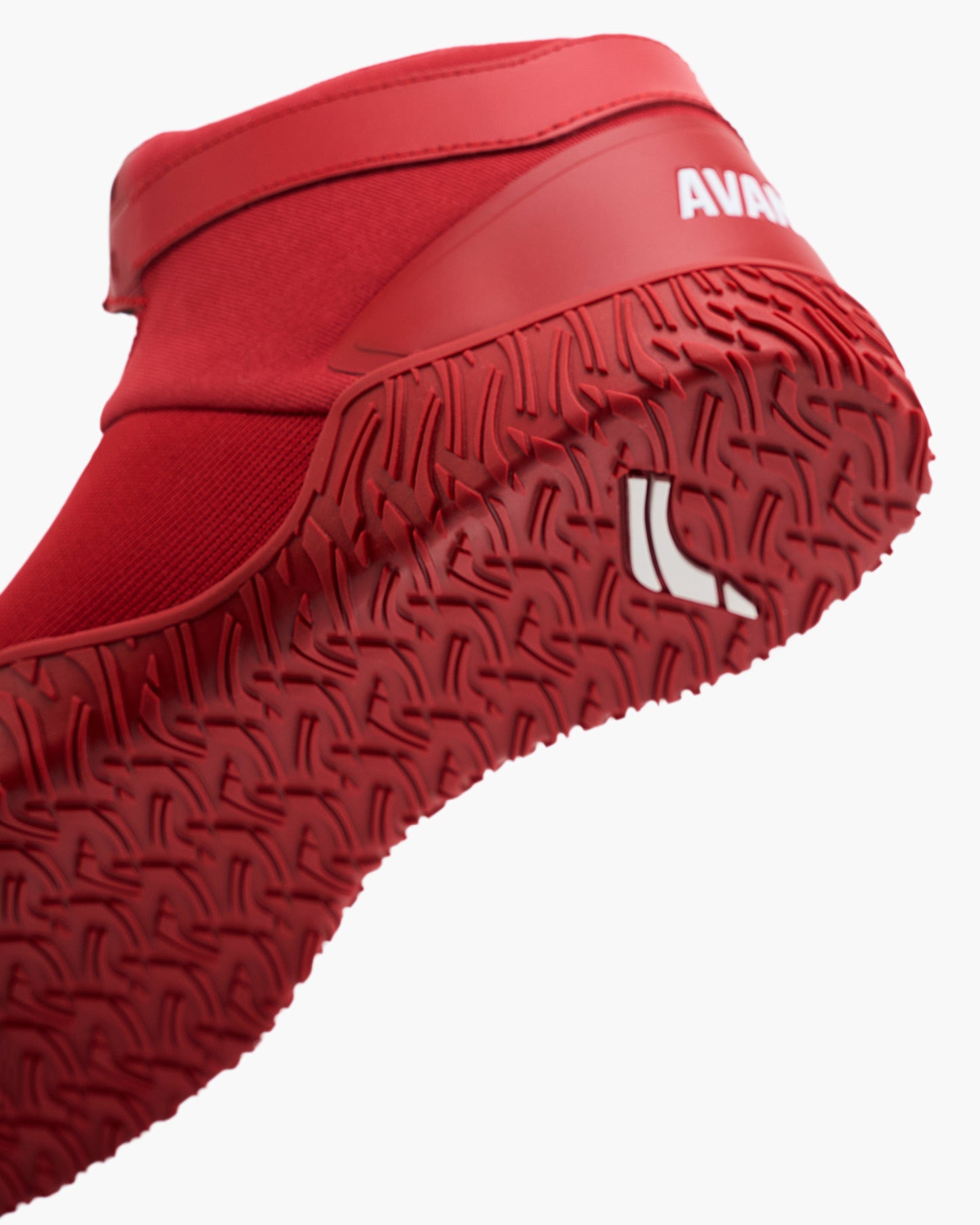 Red High Top Avancus Powerlifting Shoe
