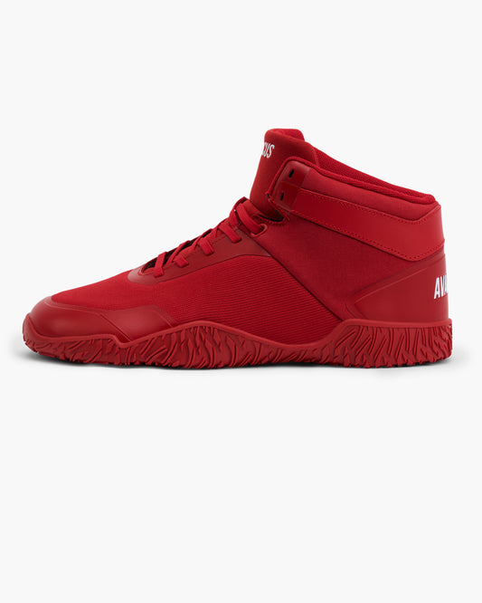 Avancus Red High Top Powerlifting Shoe