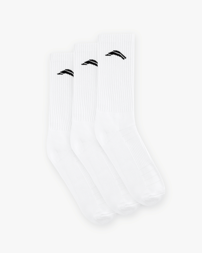 Crew Socks 3 Pack - White