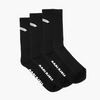 Pack of 3 - Performance Crew Socks - Black