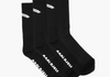 Pack of 3 - Performance Crew Socks - Black